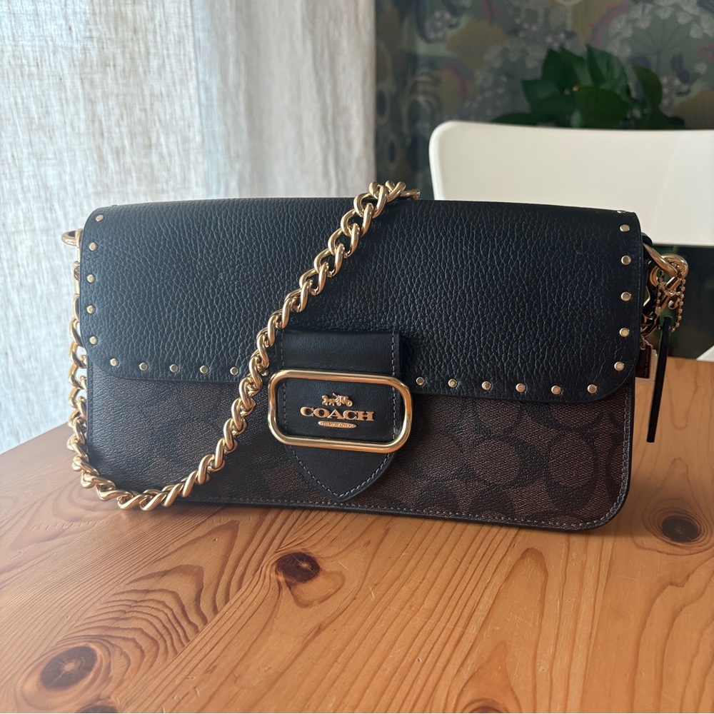 NWOT Coach Morgan Chunky Chain Shoulder bag